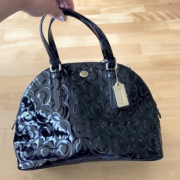 Coach Bags Coach Black Patent Leather Purse Poshmark